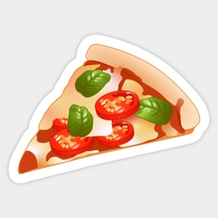 Margherita Pizza Pattern Sticker